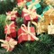 12-Pack of Glittering Christmas Gift Boxes - Festive Holiday Wrapping Supplies